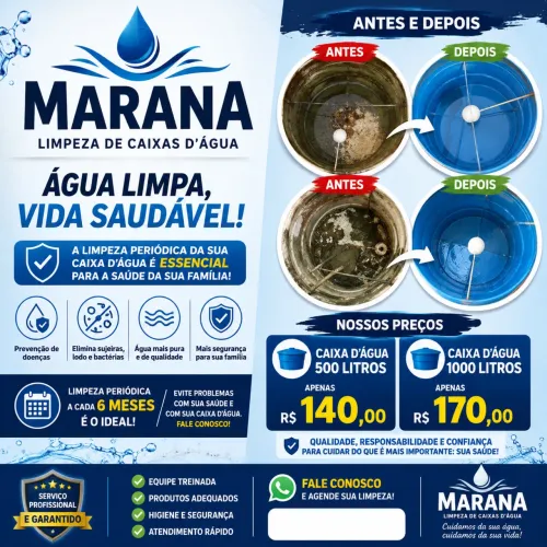 Limpeza de Caixa d Água