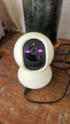Câmera TP-Link Tapo C200c Wifi Full Hd 360° Passo cartão<br><br>Retirar em luziania