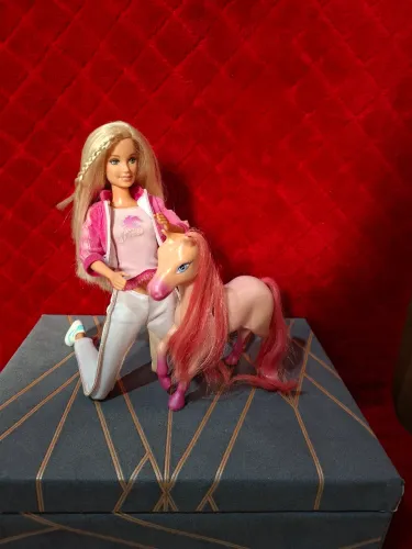 Barbie Jumping tawny 2007 + cavalo mattel