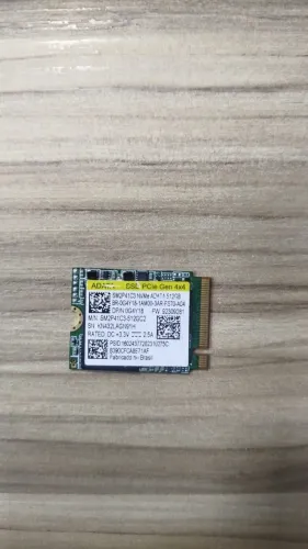 ADATA - NVMe M2 4X4 - 512GB (USADO / SAUDÁVEL)