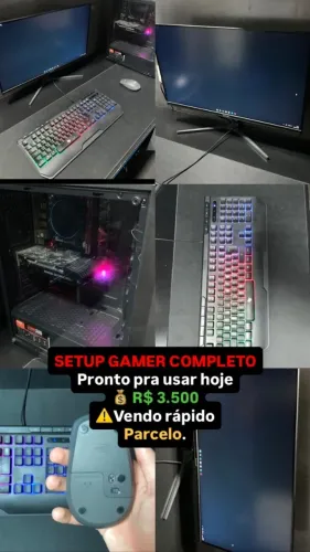 PC GAMER COMPLETO - VAI COM TUDO NA FOTO!!