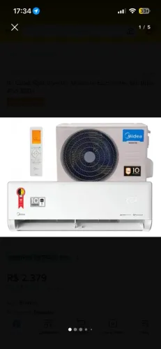 AR CONDICIONADO NOVO A 2339R$