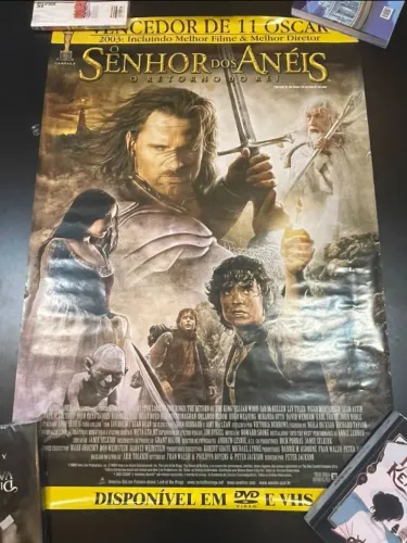 Poster de Locadora O senhor Dos Aneis O retorno do Rei original