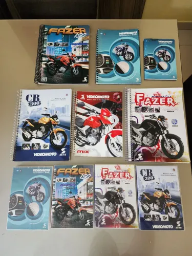 Curso em DVDs e apostilas motocicletas injeção e motor 