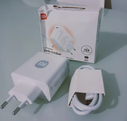 Vendo carregador celular tipo C de 168 W 16Xmais rápido Tubo novo sem uso