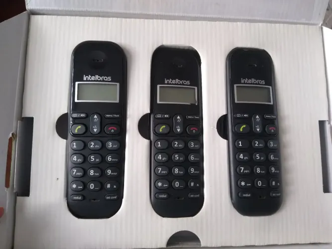TELEFONE SEM FIO INTELBRAS  (1+2)