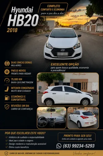 Hyundai HB20 Comf./c.plus/c.style 1.0 Flex 12V 2018