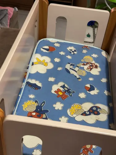 Mini berço com colchão 