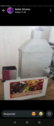 Carinho de Churrasco semi novo