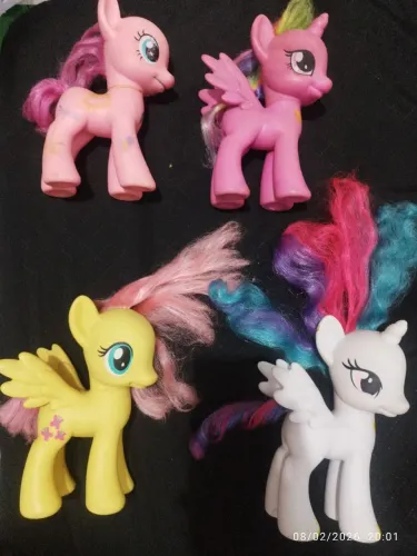 Lote my litlle poney com 4 alguns com Avaria