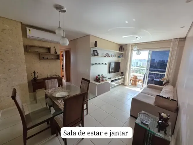 100% Mobiliado no Reserva Morada 92m² c/ 3 Qts sendo 2 Suítes e Andar Alto / Financia