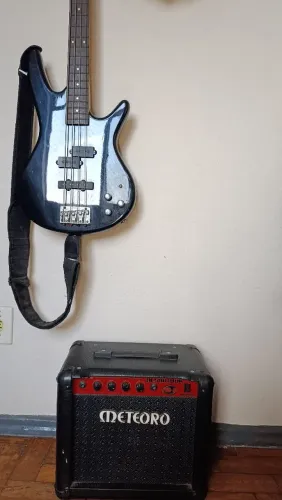 Contrabaixo Ibanez 4 Cordas Gsr-200 Bk Preto