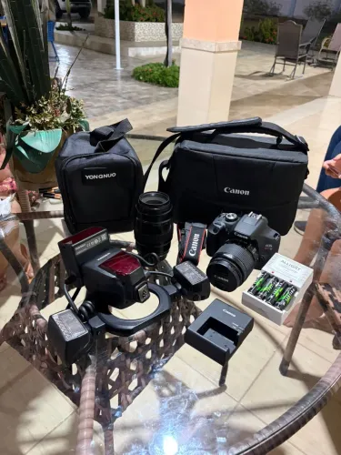 Câmera Canon T7 - Kit para dentista