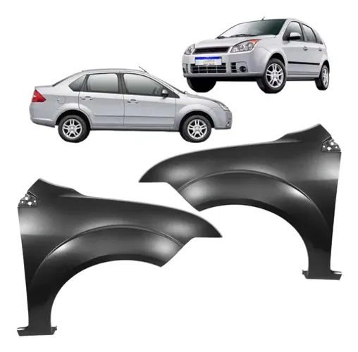 Paralama Ford Fiesta 2007 2008 2009 2010 Novo 