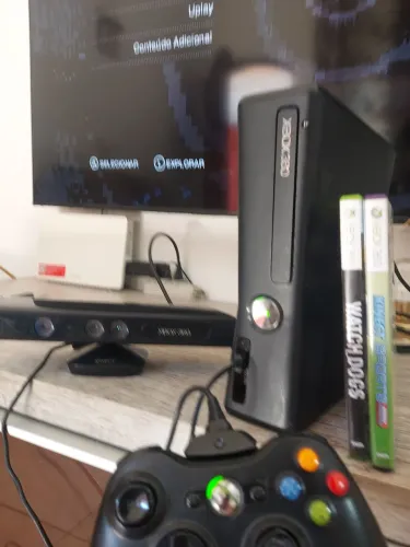 XBOX 360 SLIM FUNCIONANDO PERFEITAMENTE 250GB