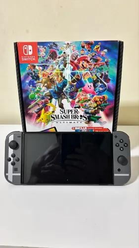 Nintendo switch OLED edição smash bros