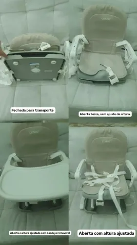 Cadeirinha refeição portátil 