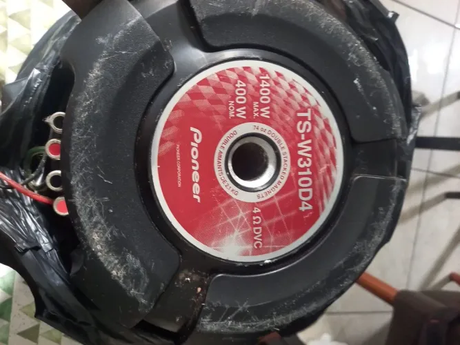 Subwoofer Pioneer 12? TS-W310D4 1400W - 4 Ohms