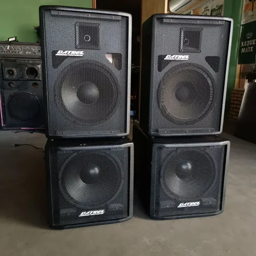 Kit de Caixas de Som Ativas/Passivas Datrel