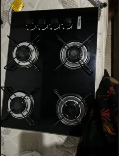 Cooktop 4 Bocas com Mangueira