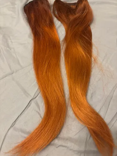 Vendo 2 faixas mega Hair pontas cheias ótimo