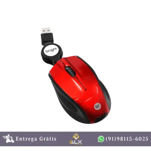 Mini Mouse Bright 0101 Retrátil Usb *ENTREGA GRÁTIS*