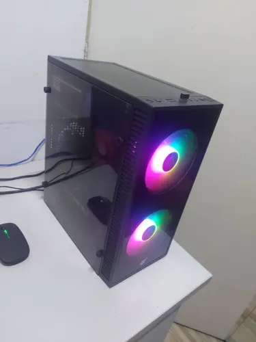 PC Gamer Completo Intel Core i5 16gb ram SSD250gb+HD500gb Gabinete Gamer c/2 Fan RBG +1fan