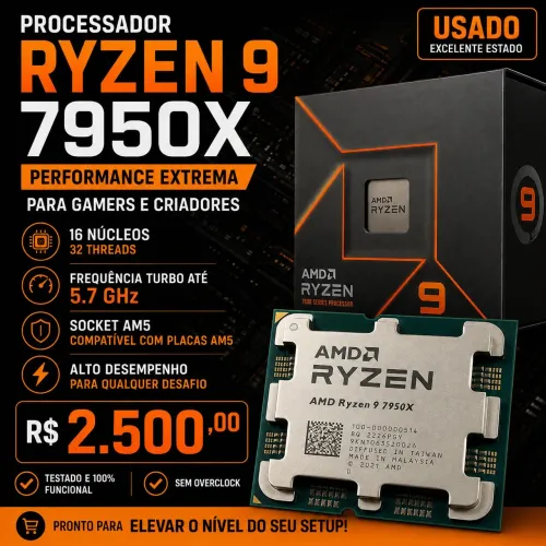 Processador Ryzen 9 7950X