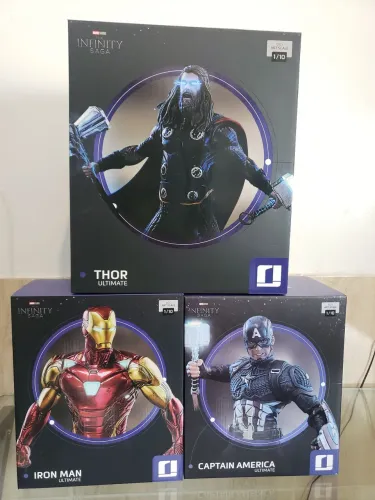 Trindade da Marvel - Iron Studios 