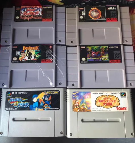 Jogos Super Nintendo Originais Snes Famicom