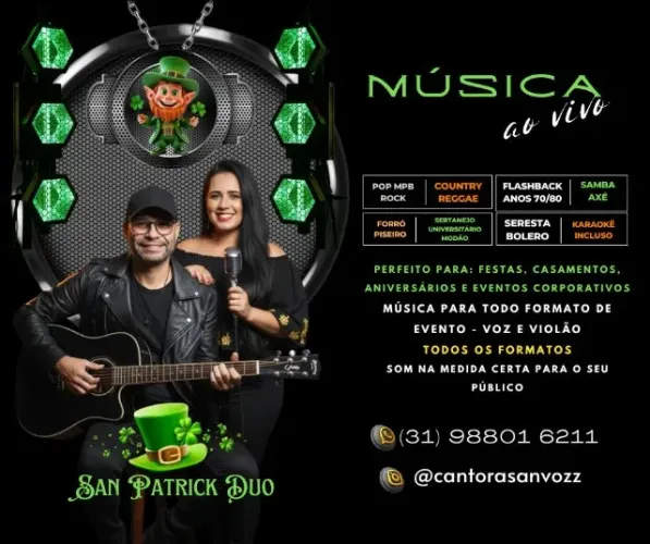 Música ao vivo Voz e Violão Festas e Eventos 