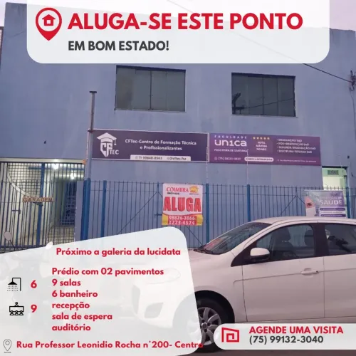 Prédio para aluguel no Centro - Feira de Santana - BA
