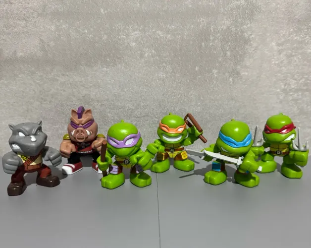 Tartarugas ninja bobs 6 bonecos