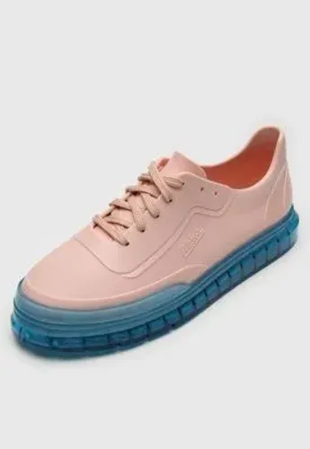 Tênis Melissa Classic Sneaker rosa/azul tam 38
