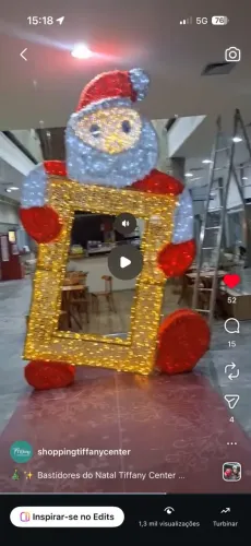 Portal de Natal Instagramável Iluminado