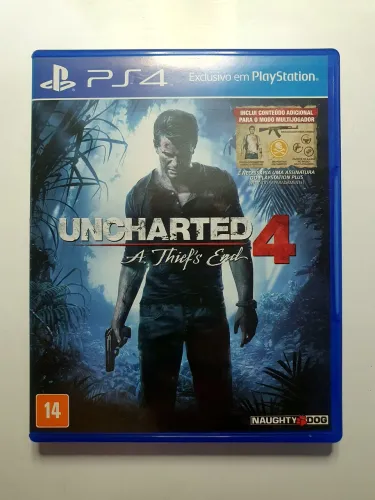 UNCHARTED A THIF IS END PS4 E PS5 EM PORTUGUÊS 100% ORIGINAL TOTALMENTE EM PORTUGUÊS