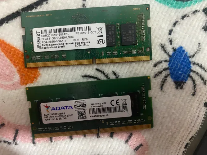 Memória ddr4 8gb notebook
