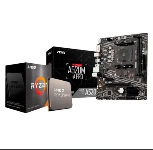 Kit upgrade placa mãe, processador Ryzen e 16gb memória ddr4 3200mhz