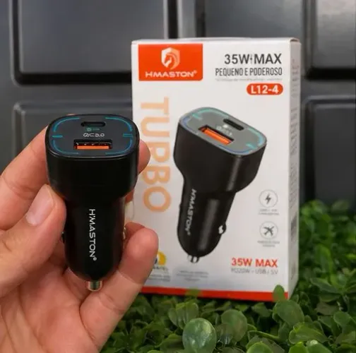 ? CARREGADOR TURBO H?MASTON 35W MAX ?