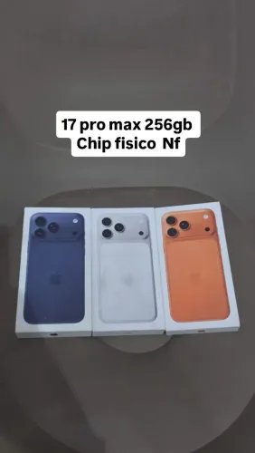17 pro max 256gb chip fisico