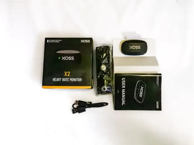 Cinta Cardíaca XOSS X2 Nova, Sem Uso, ANT+ Bluetooth