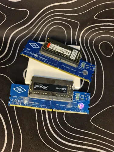  Kit Memória RAM DDR4 32GB (2x16GB) + Adaptador para Desktop