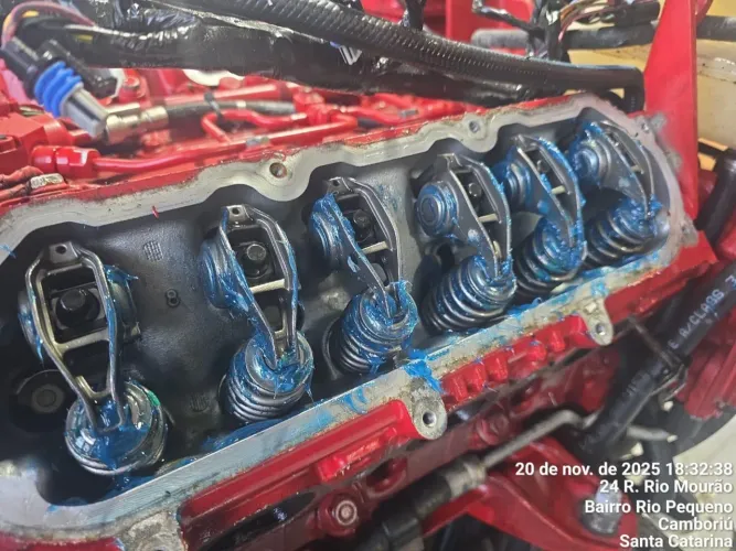  Motor Parelha volvo penta 280 v6 completo com rabeta completa 
