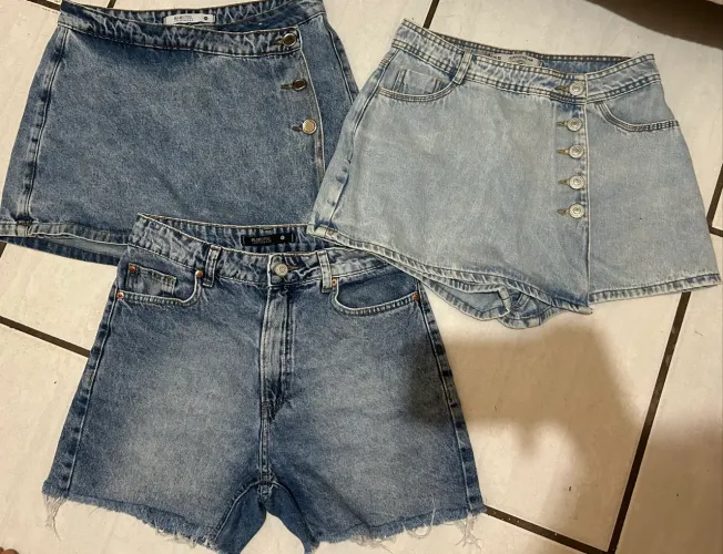 3 shorts tamanho 38