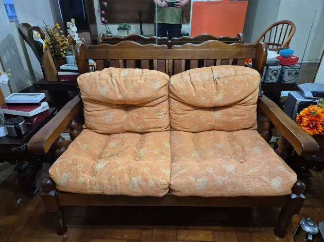 Conjunto Sofa e Poltrona
