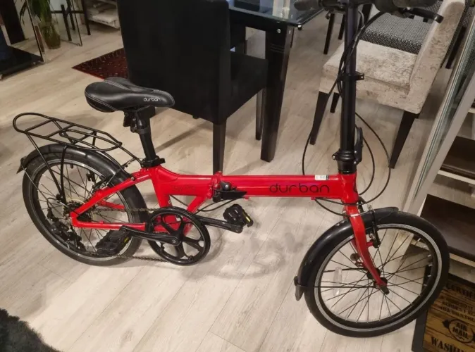 Bicicleta URBAN BAY PRO DOBRÁVEL VERMELHO FERRARI