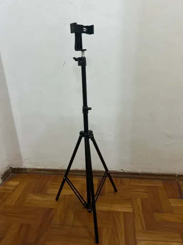 Tripé para celular e câmeras 2m, ajustável altura e ângulos