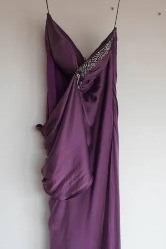 vestido longo de festa carlos miele 100% seda
