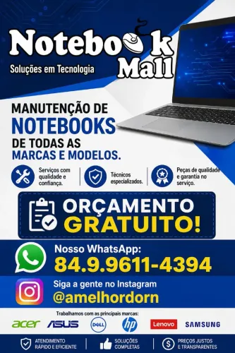 Manutenção de Notebooks