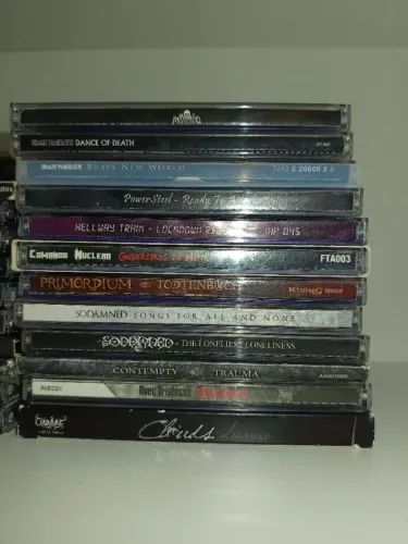 12 CDS. Iron Maiden + Death Metal. Clouds, Avec Tristesse